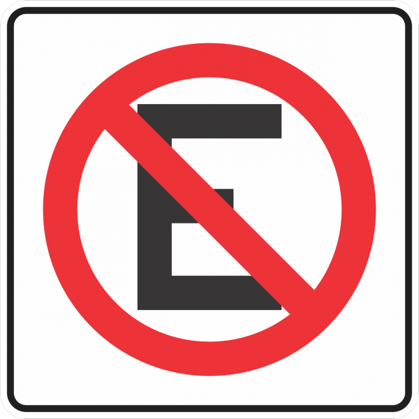 prohibido estacionar