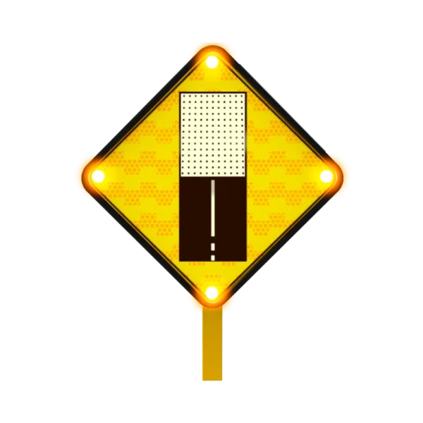 Señal SP-27 termina pavimento Solar 45x45