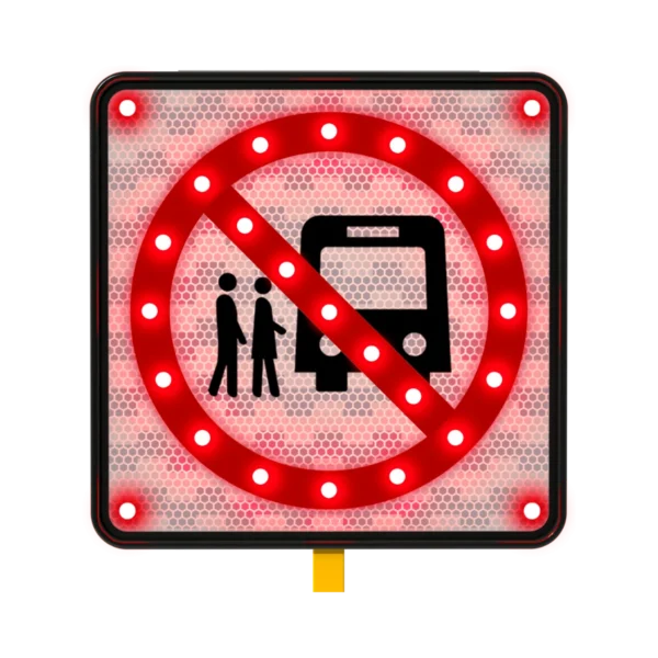 Señal parada prohibida SR-19 Solar 71x71 cm