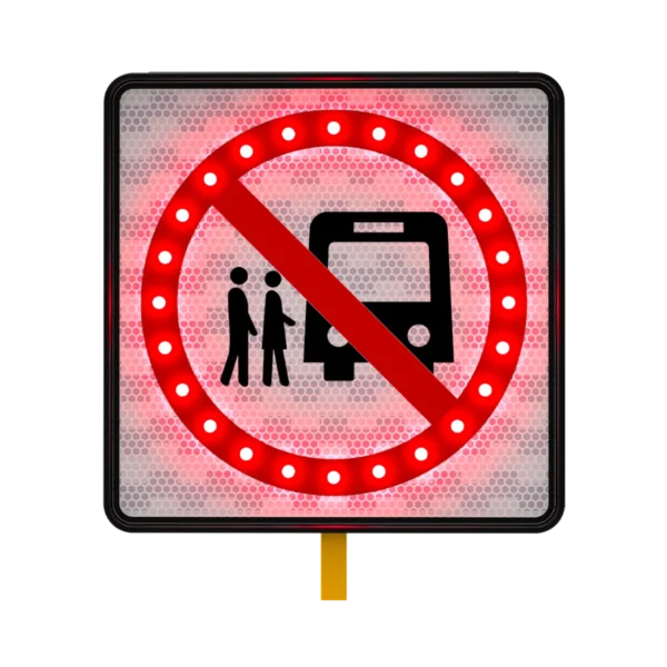 Señal parada prohibida SR-19 Solar 86x86 cm