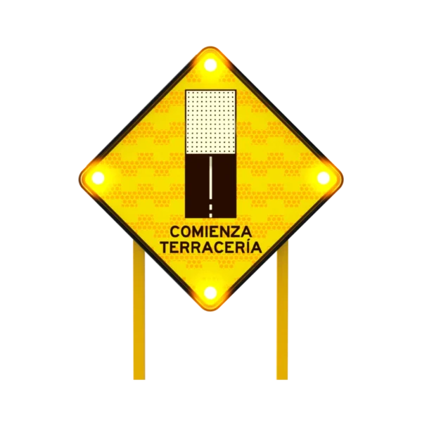 Señal SP-27 termina pavimento Solar 86x86 cm