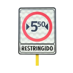 Señal SR-16 Anchura libre restringida