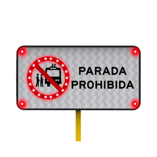Señal SR-19a Parada suprimida Solar 122x61 cm