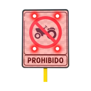 Señal SR-29 Prohibido el tránsito de maquinaría agrícola