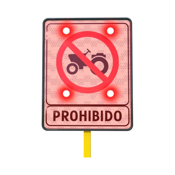 Señal SR-29 Prohibido el tránsito de maquinaría agrícola