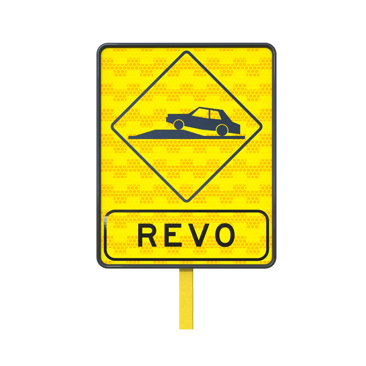 Señal de tránsito reductor de velocidad REVO