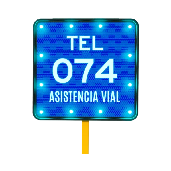 SIS-65 Asistencia Telefónica en Vialidades Solar 71x71 cm