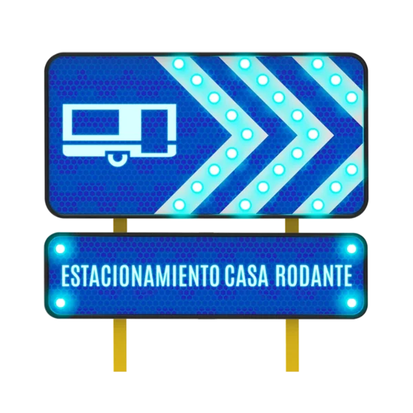 SIS-9 Estacionamiento para Casas Rodantes Solar 122x61 y 122x30 cm