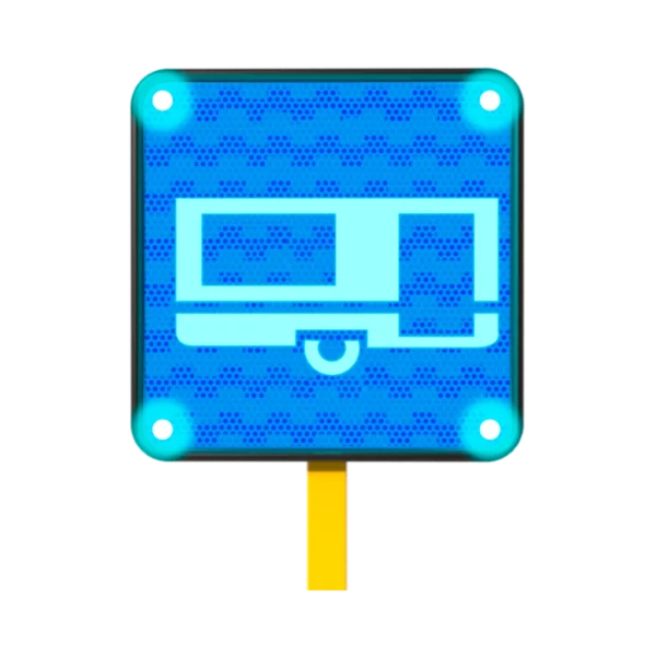 SIS-9 Estacionamiento para Casas Rodantes Solar 45x45 cm