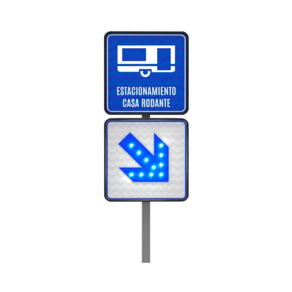 SIS-9 Estacionamiento para Casas Rodantes Solar 61x61 cm