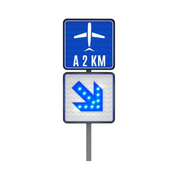 Aeropuerto Señal Solar 61x61 cm