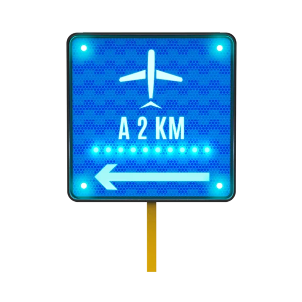 Aeropuerto Señal Solar 68x68 cm