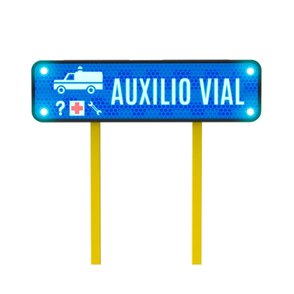 Auxilio Vial Solar 122x30 cm