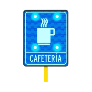 Señal Letreros de Cafeterias