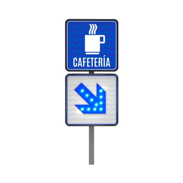 Letreros de Cafeterias Solar 61x61 cm