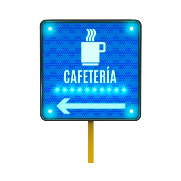 Letreros de Cafeterias Solar 68x68 cm
