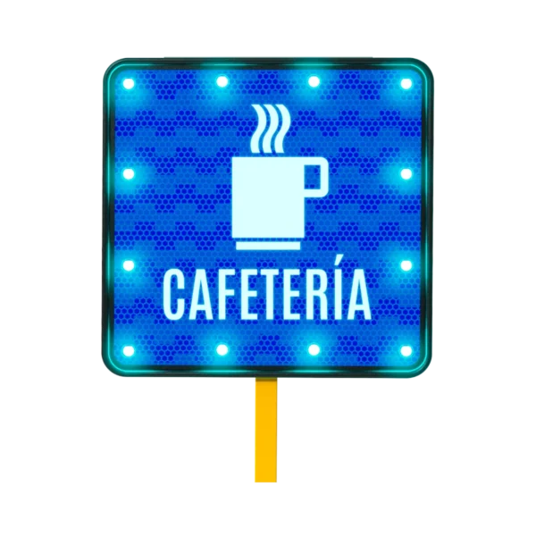 Letreros de Cafeterias 71x71 cm