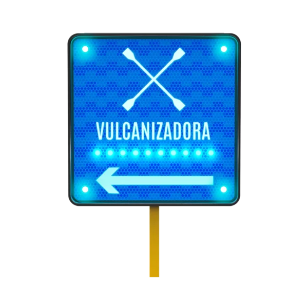 Letreros de Vulcanizadora Solar 68x68 cm