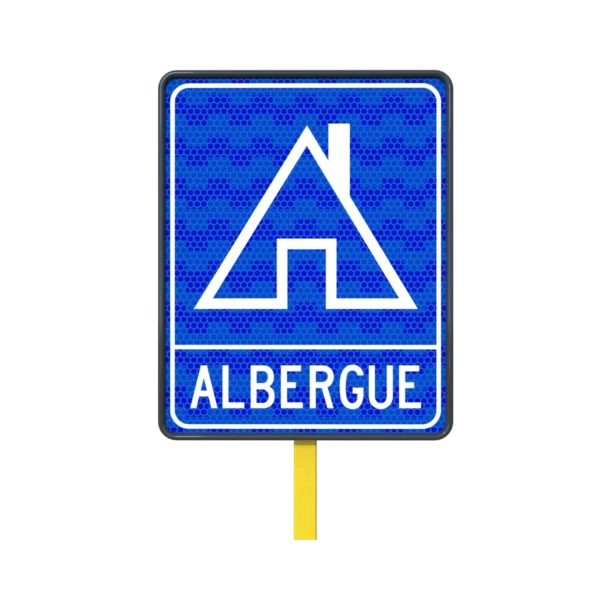 Señal de Albergue