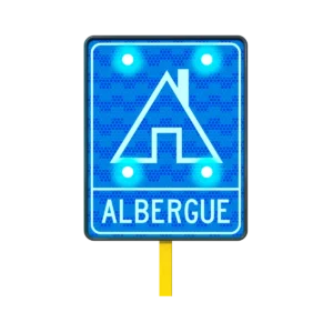 Señal de Albergue