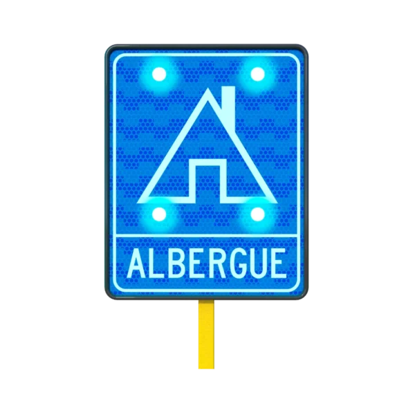 Señal de Albergue