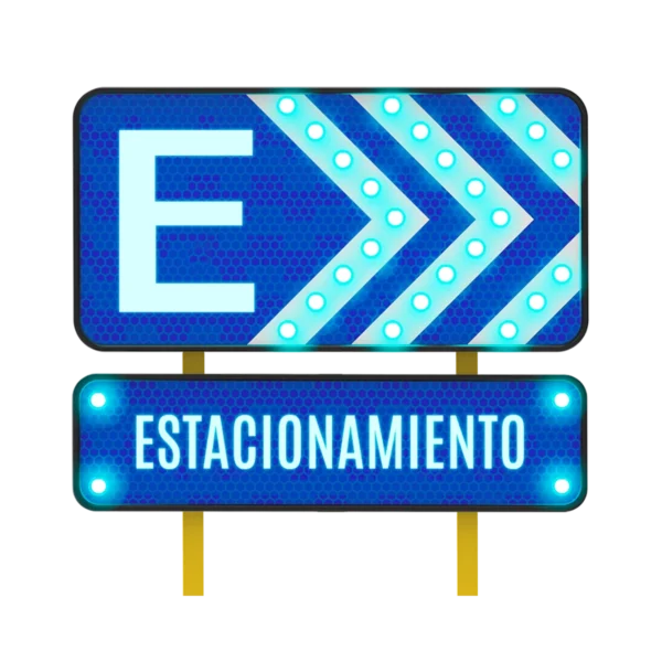 Señal de Estacionamiento Solar 122x61 y 122x30 cm