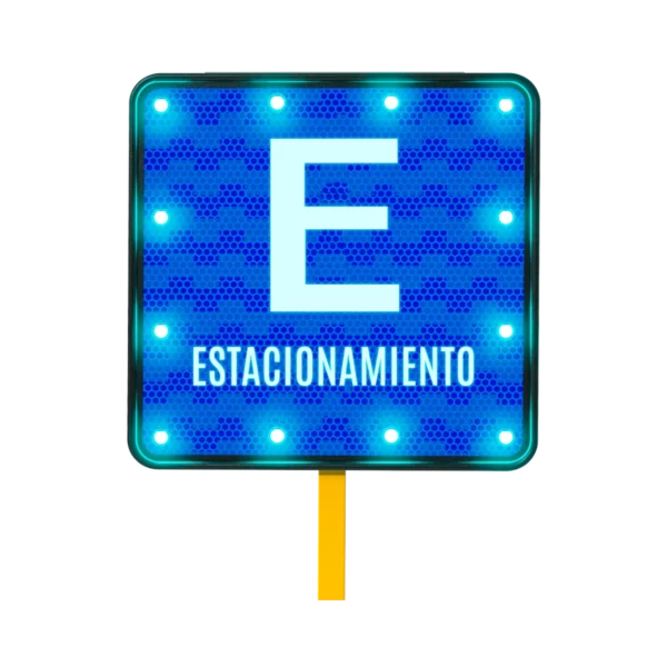 Señal de Estacionamiento Solar 71x71 cm