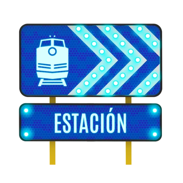 Señales Ferroviarias Solar 122x61 y 122x30 cm