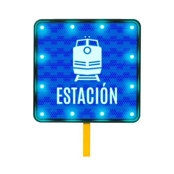 Señales Ferroviarias Solar 71x71 cm