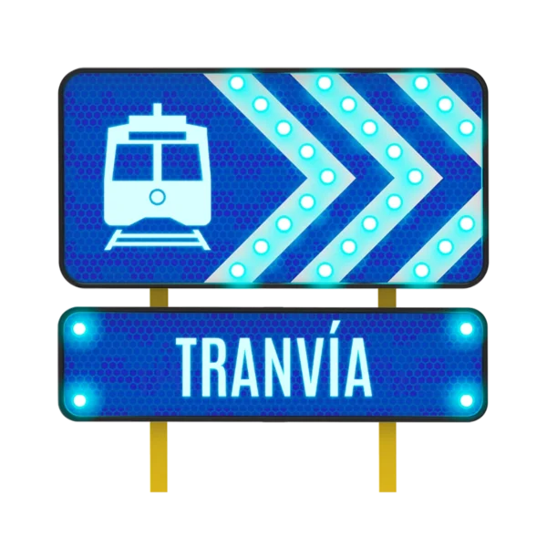 SIS-20 Paradero de Tranvia Solar 122x61 y 122x30 cm