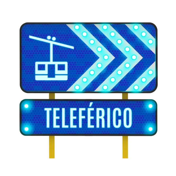 SIS-25 Teleférico Solar 122x61 y 122x30 cm