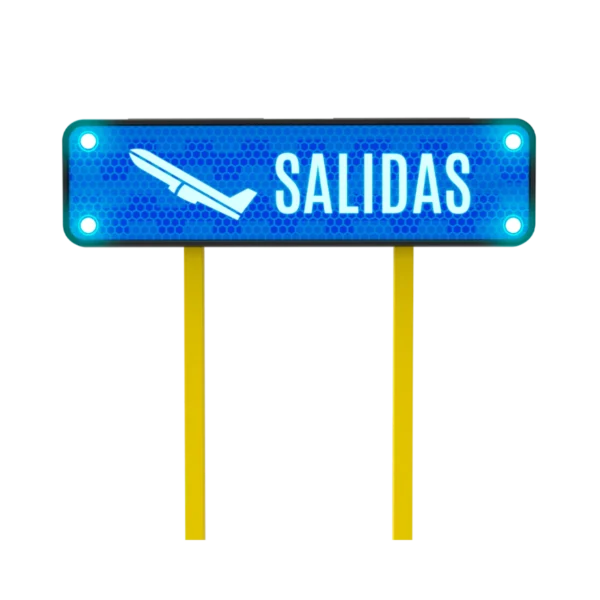 SIS-32 Aeropuerto Salida Solar 122x30 cm