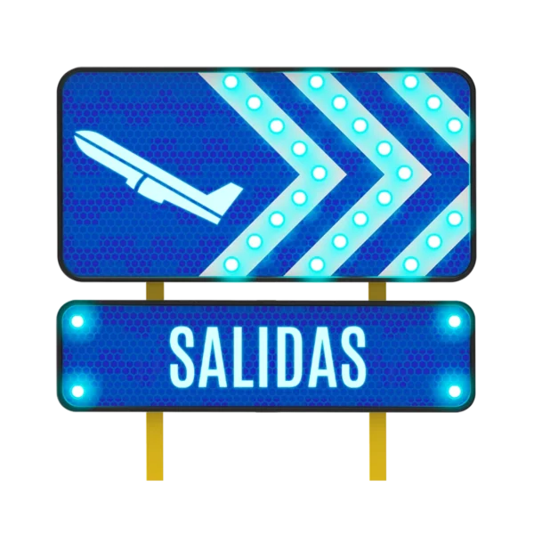 SIS-32 Aeropuerto Salida Solar 122x61 y 122x30 cm