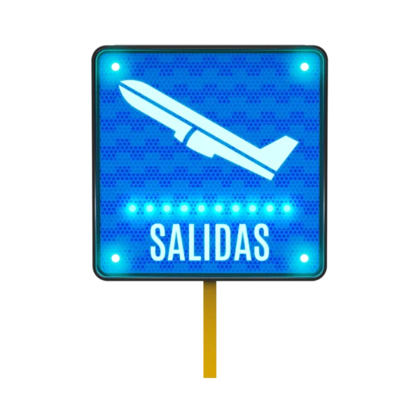 SIS-32 Aeropuerto Salida Solar 68x68 cm
