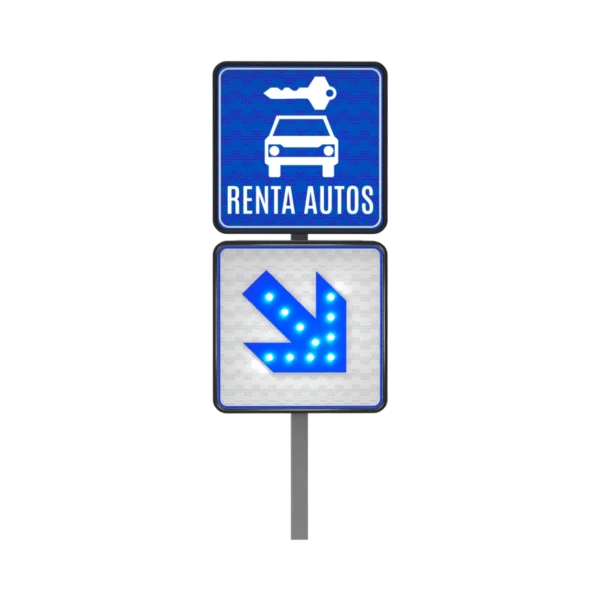 SIS-53 Renta de Automóviles Solar 61x61 cm