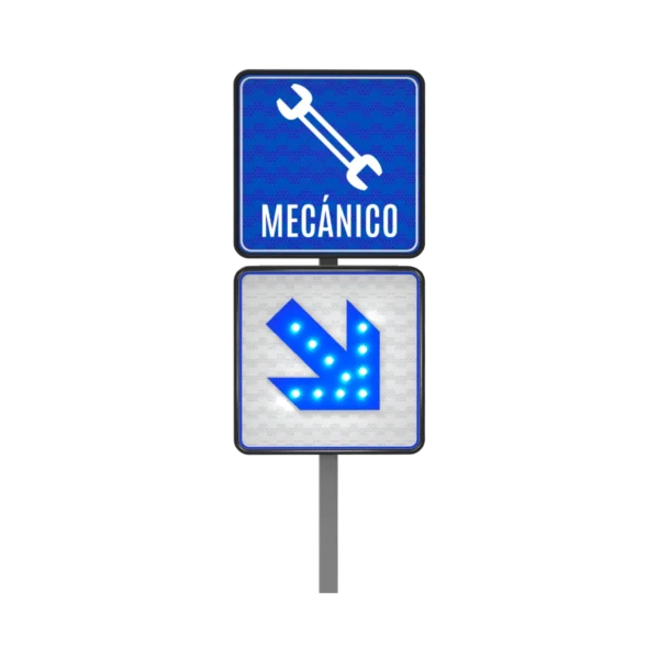 Señal de Mecánico Solar 61x61 cm