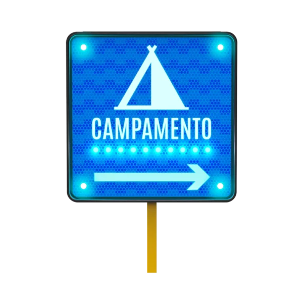 Campamento Señal Solar 68x68 cm