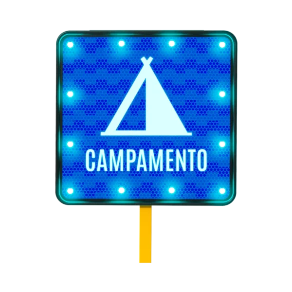Campamento Señal Solar 71x71 cm