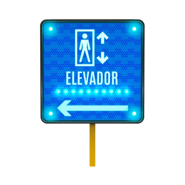 Elevador Señal Solar 68x68 cm