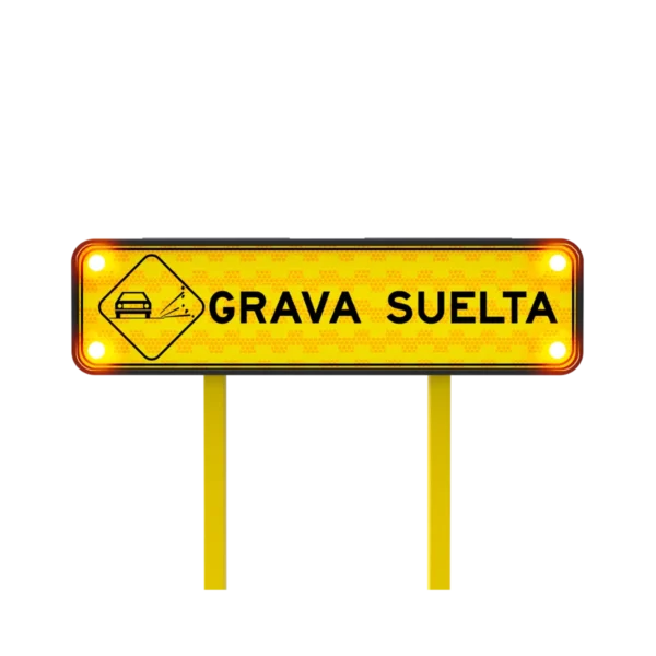 Grava Suelta Señal Solar 122x30 cm