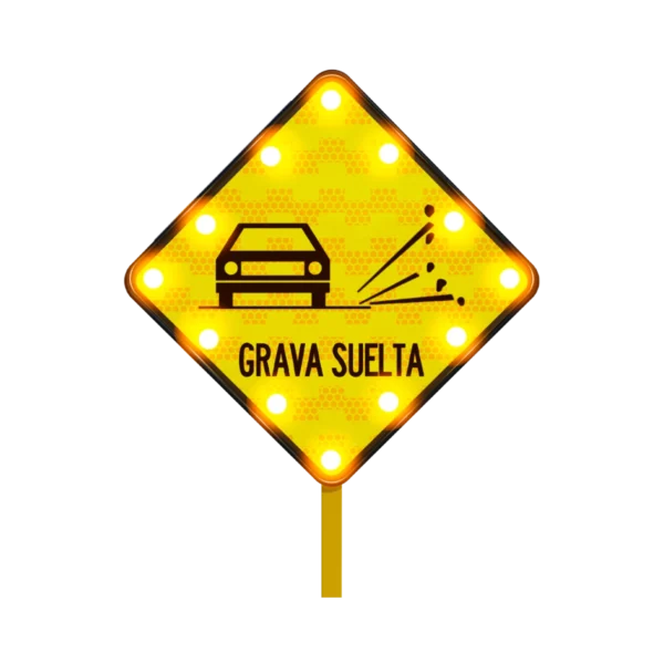 Grava Suelta Señal Solar 71x71 cm