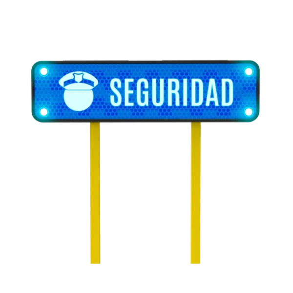 Letrero de Policia Solar 122x30 cm