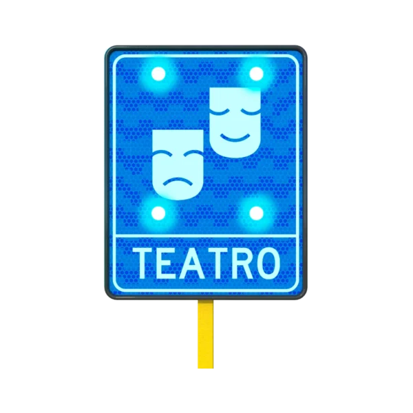 Letrero de Teatro