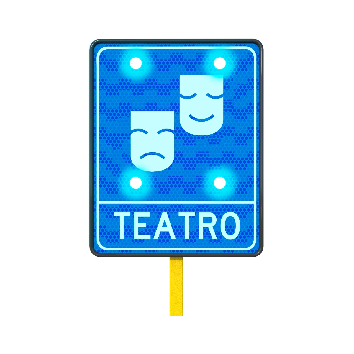 Letrero de Teatro