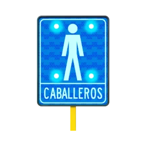 Letreros para Baños de Caballeros