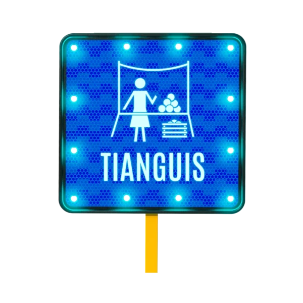 Letreros Tianguis Solar 71x71 cm