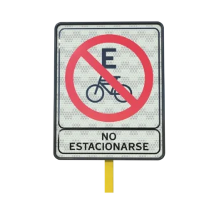 Señal No Estacionar Bicicletas