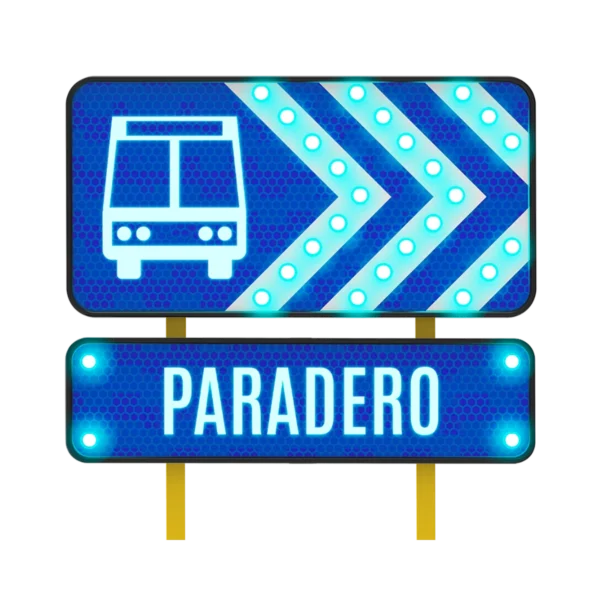 Paradero Señal Solar 122x61 y 122x30 cm