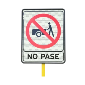 Prohibido el Paso de Carretillas