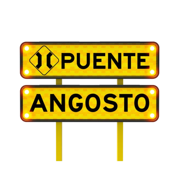Puente Angosto Señal Solar 122x30 cm